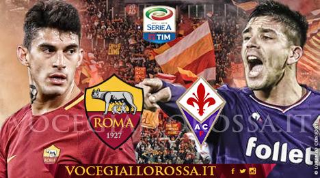 Diego Perotti e Giovanni Simeone nella copertina di Roma-Fiorentina di Vocegiallorossa.it