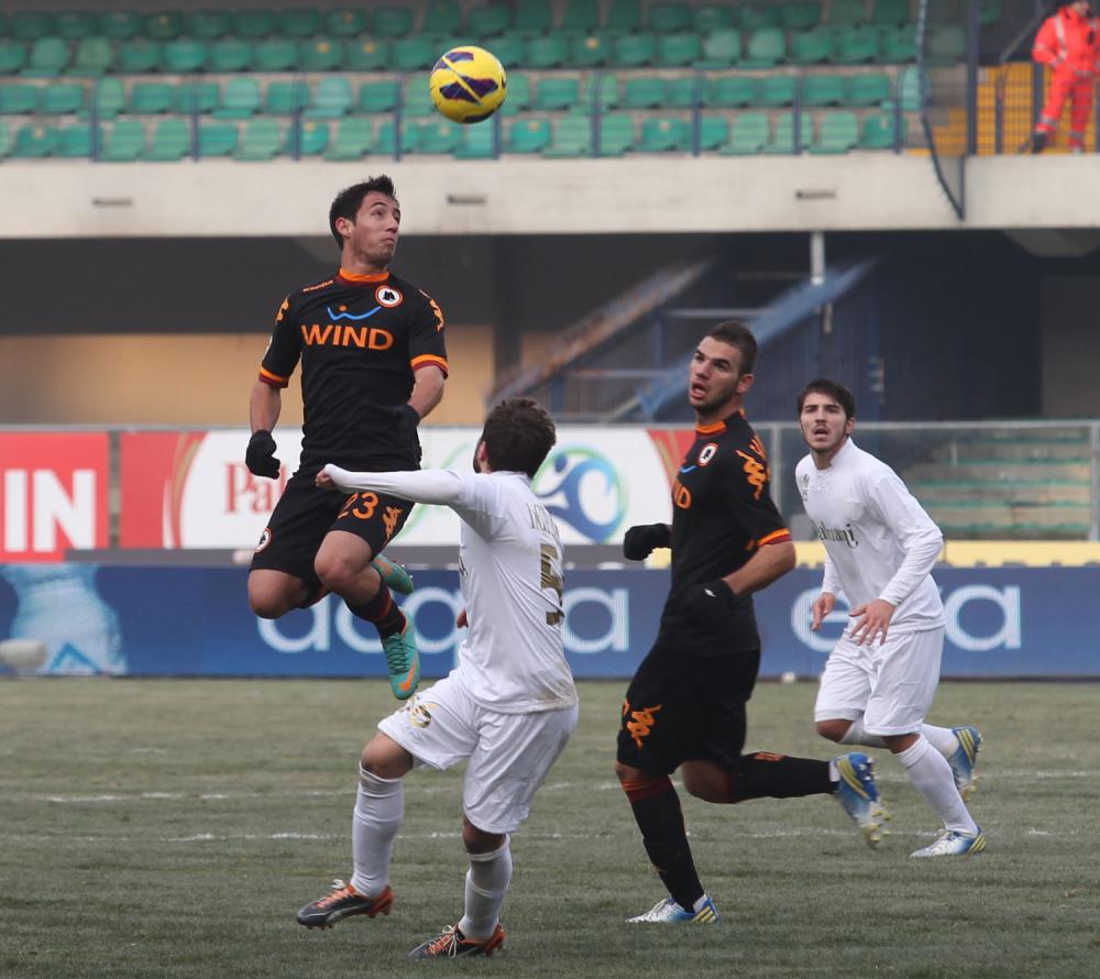 (foto: Gino Mancini) Roma 16.12.2012           Campionato serie A  17°giornata :    Chievo-Roma           Nella foto: