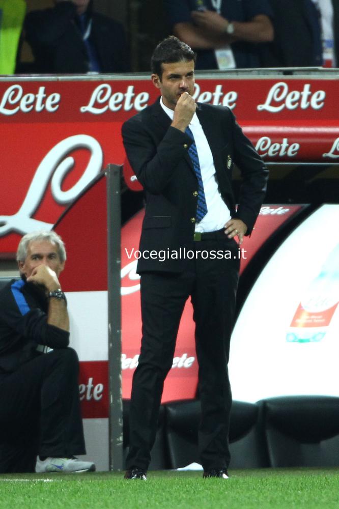 (foto: Gino Mancini) Milano 2.9.2012   Campionato serie A Inter-Roma