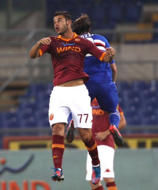 (foto: Gino Mancini) Roma 26.9.2012  Campionato serie A Roma-Sampdoria