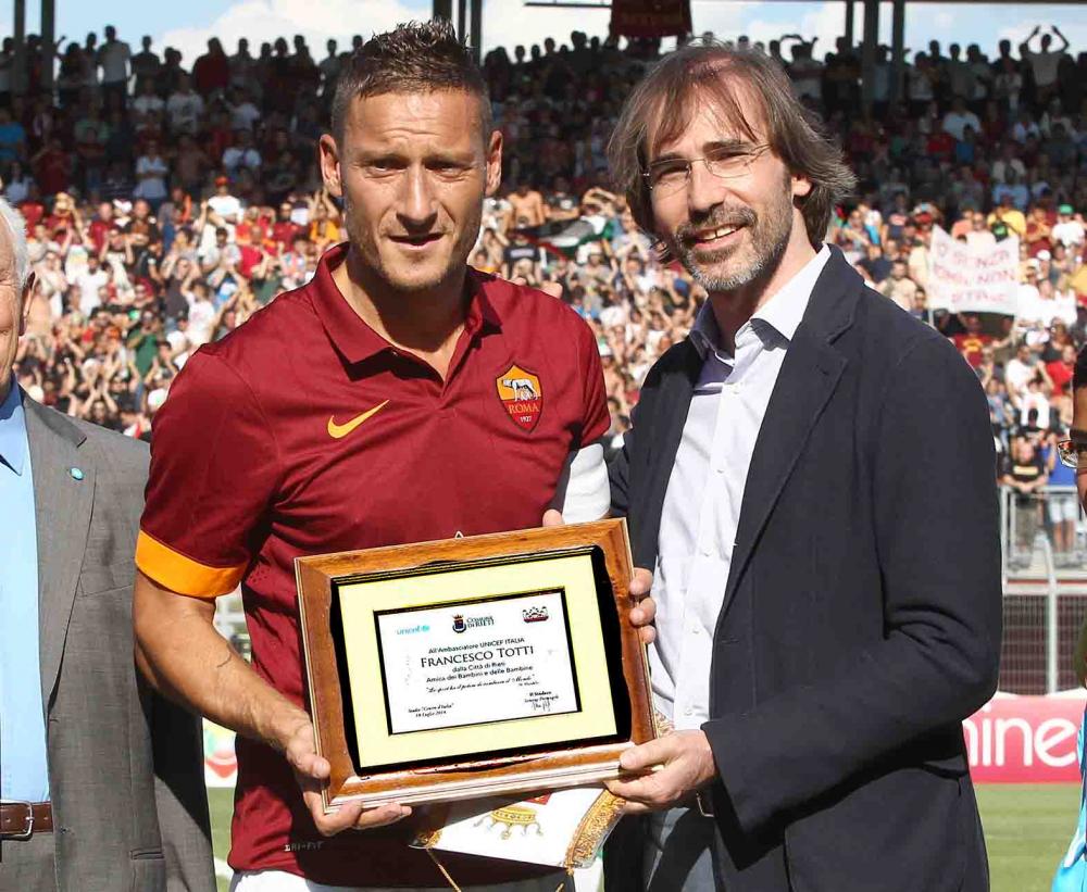 Totti riceve il Riconoscimento