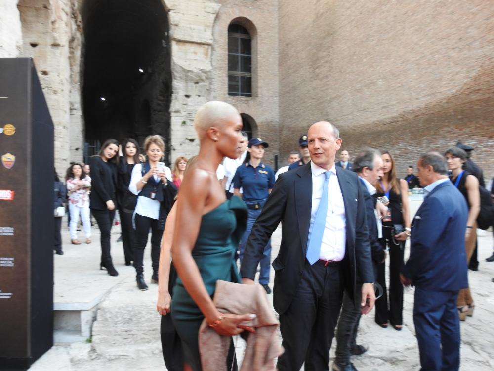 Il dg Mauro Baldissoni arriva al Colosseo