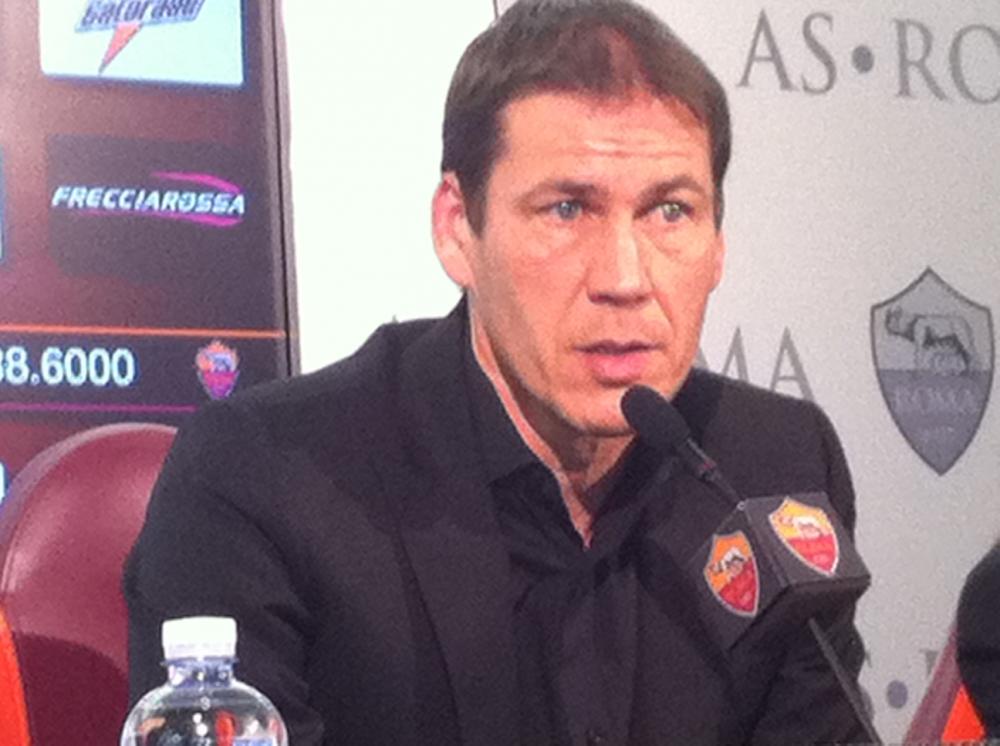 Garcia in conferenza stampa