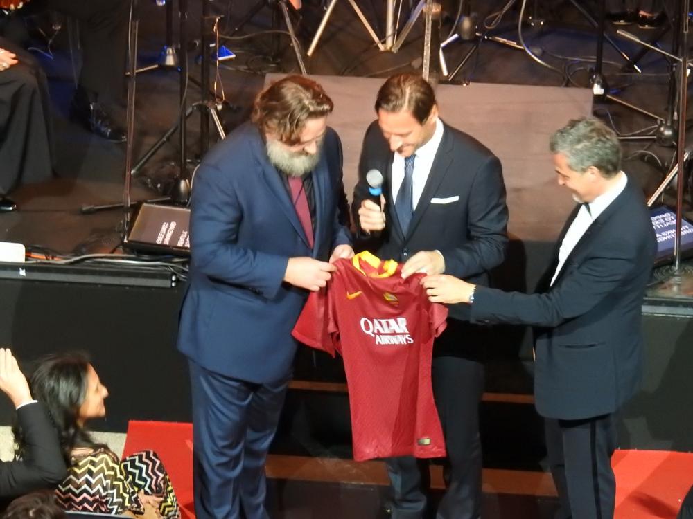 Francesco Totti, Russell Crowe - Colosseo