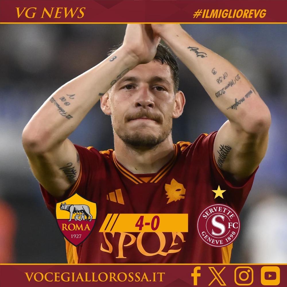 Ilmigliorevg Andrea Belotti è Il Man Of The Match Di Roma Servette 4 0 Grafica 