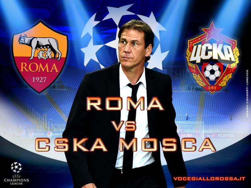 Copertina Roma-CSKA Mosca