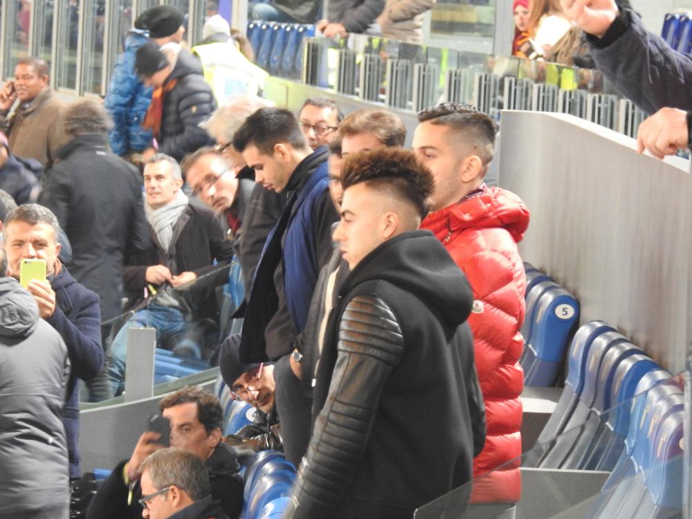 El Shaarawy e Manolas in tribuna per Roma-Pescara