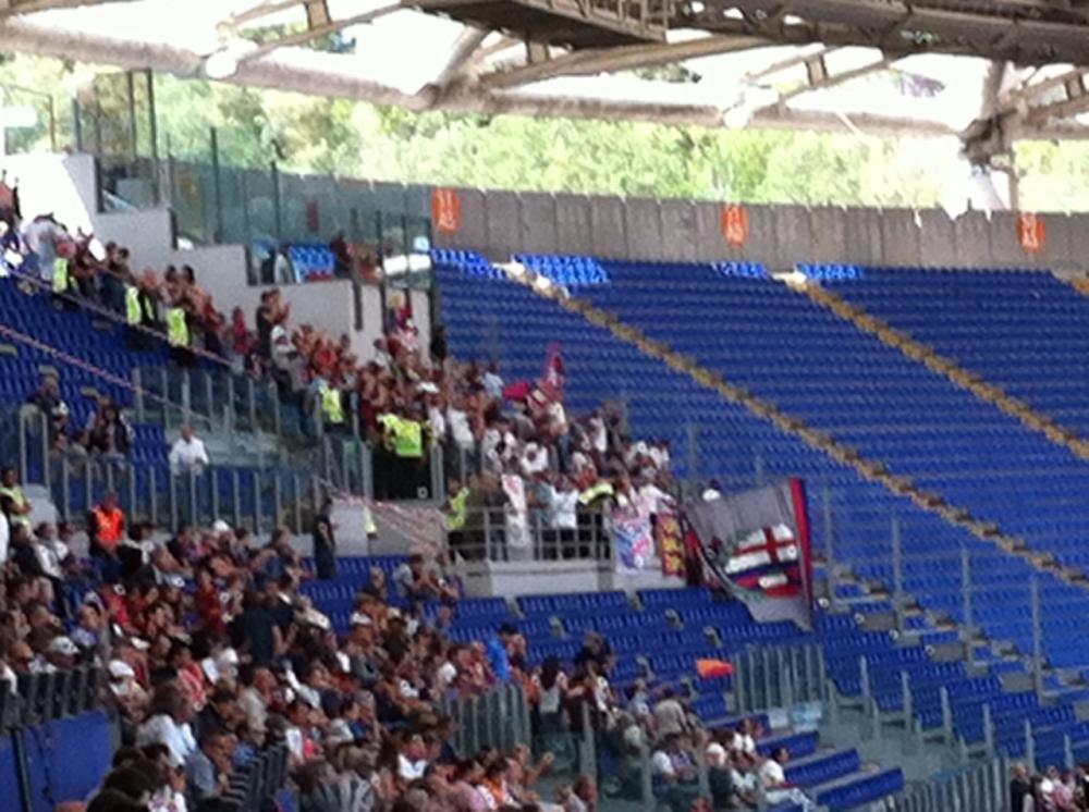 I tifosi del Bologna all'Olimpico