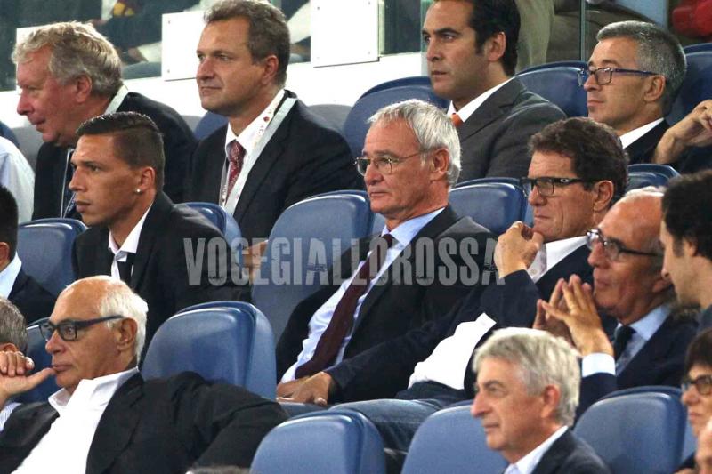 Holebas, Ranieri e Capello in tribuna
