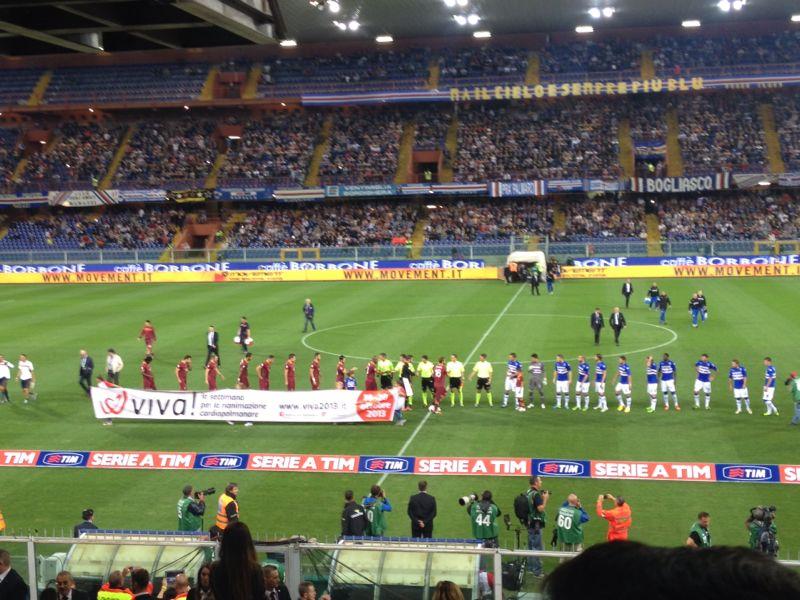 Pronti per Sampdoria-Roma