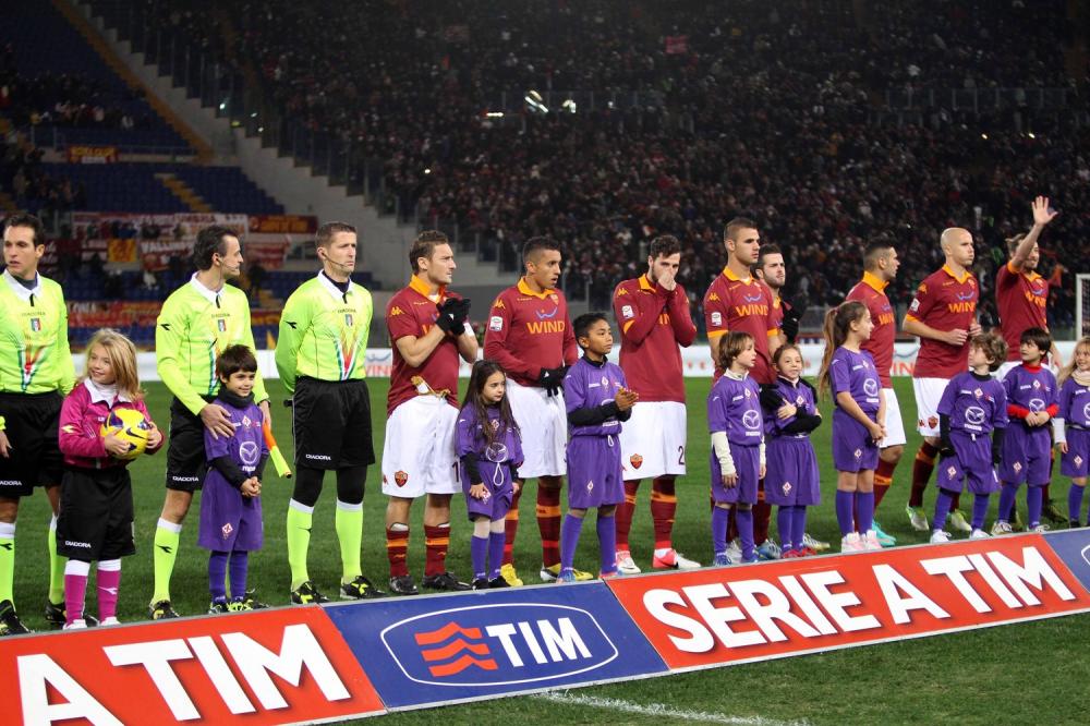 (foto: Gino Mancini) Roma 8.12.2012           Campionato serie A  16°giornata :    Roma-Fiorentina                         Nella foto: