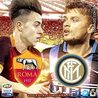 Roma-Inter, la copertina